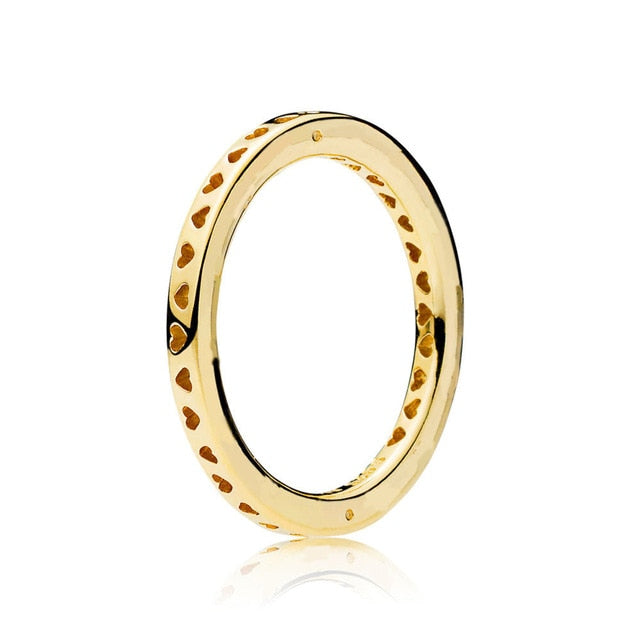 1 Pcs For Women 925 Sterling Silver Rings Rose Gold Winding Circle Crystal Finger Ring For Wedding Jewelry Gift 6/7/8/9 Size