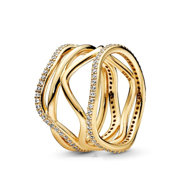 New 2019 100% 925 sterling silver wedding party classic crown heart ring female jewelry original fashion jewelry gift Shipping