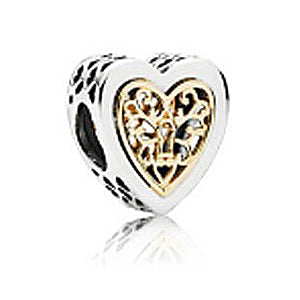 NEW Genuine 100% 925 Sterling Silver Heart Shape Pan Charm Pearls collocation Charm Bracelet DIY bangle Silver Jewelry