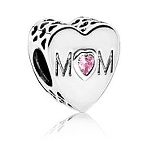 NEW Genuine 100% 925 Sterling Silver Heart Shape Pan Charm Pearls collocation Charm Bracelet DIY bangle Silver Jewelry