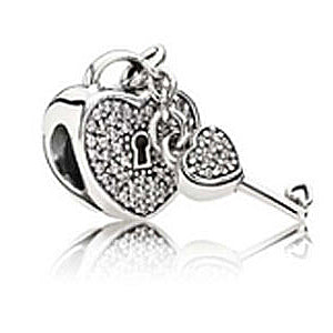NEW Genuine 100% 925 Sterling Silver Heart Shape Pan Charm Pearls collocation Charm Bracelet DIY bangle Silver Jewelry