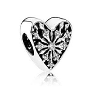 NEW Genuine 100% 925 Sterling Silver Heart Shape Pan Charm Pearls collocation Charm Bracelet DIY bangle Silver Jewelry