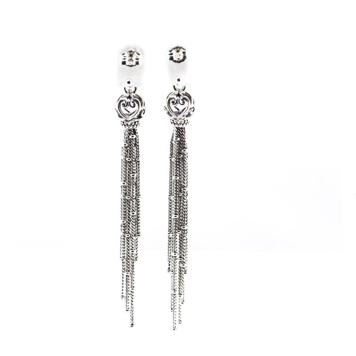 Enchanted Tassels Drop Earrings 925 Sterling Silver Jewelry Drop Earrings For Woman Wedding Fashion Elegant Earrings