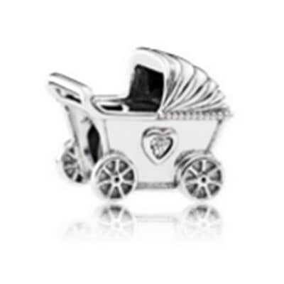 NEW 100% 925 Sterling Silver Charms Bead Bear Fish Tigon Fit Bracelets Glass beads DIY bracelet The factory wholesale