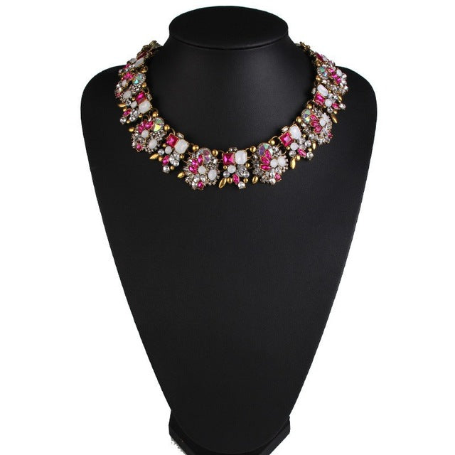 Miwens 2019 Collar Za Necklaces & Pendants Vintage Crystal Maxi Choker Statement Silver Collier Necklace Boho Women Jewelry 7001