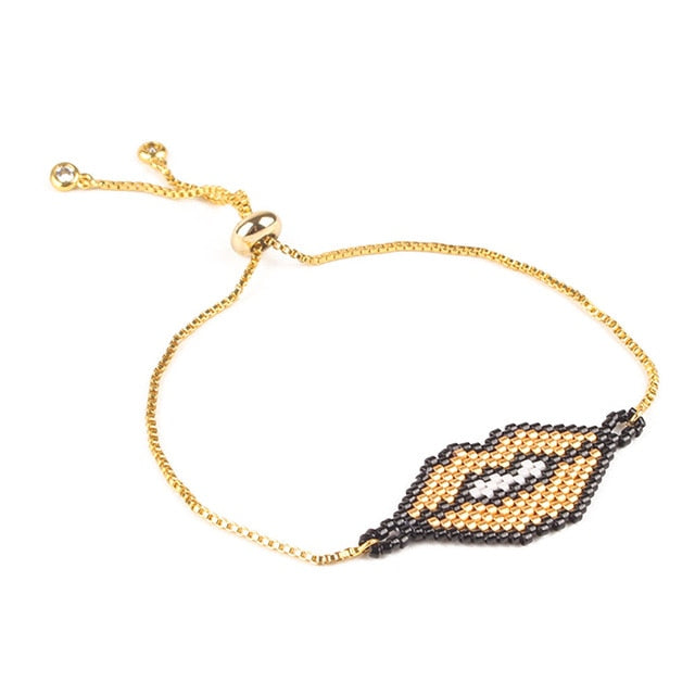 Go2boho Delica MIYUKI Bracelet Gold Star Pulsera 6 Wrap Crystal Sexy Gold Lips Party Jewelry For Women Tassel Bracelets Handmad